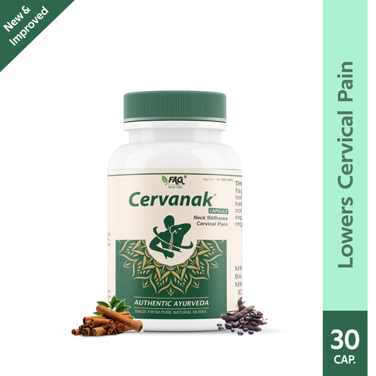 Cervanak for Cervical Pain | Stiffness | Improves Neck Mobility (30Cap)