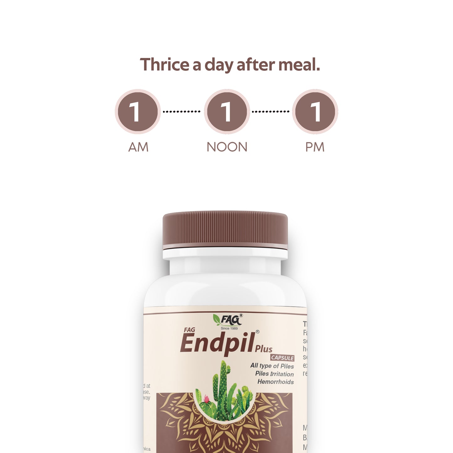 Endpil Plus Relief From Piles | Piles Irritation | Bleeding & Constipation (30 Cap )